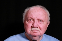 Jiří Severin during the filming for Memory of Nation; Zlín, 2 August 2025