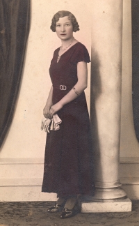 Mother of the  witness Františka Stejskalová, née Rudišová, 1930s