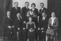 Wedding photographs of parents, December 1935