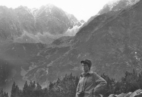 Zdeňka Pivrncová as a leader of a physical education union in the Tatras, 1980s