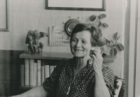 Mother Věra Karfíková, early 1980s