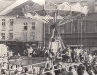 House number 13 on the square in Jaroměř after the birth of Marie Fejtková and after the extension