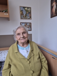 Božena Wortnerová during recording in Horní Stropnice, 2025