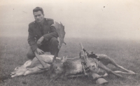 Miroslav Jurníček on the hunt, 1960s-1970s