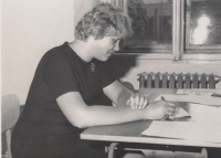 Miloslava Bičíková graduated in 1966 from the electrical engineering school in Pardubice