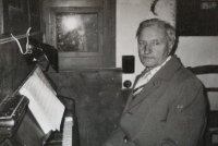 Her father Ladislav, Šiškovice around the end of the 1970s