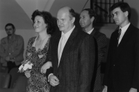 Olga and Jiří Sozanští - wedding, 29 September 1988