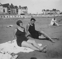 Witness´s father Ladislav Čejka in Provence, 1930s