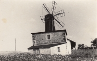 Windmill, so-called "Větřák", Hačky, turn of the 1940s and 50s