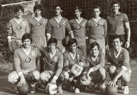 Jan Lukšík (No. 2) in the volleyball club Dukla Liberec