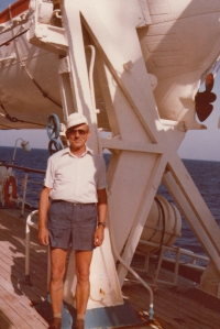 Witness's husband Vít Kuba in the 1990s