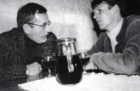 With English vocalist and historian Ian Bostridge, 2002