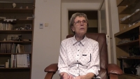 Recording of an interview for the project Stories of Our Neighbours with Alena Vejvodova