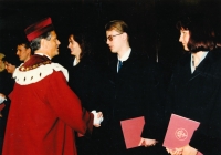 Bohuslav Sobotka's graduation (1995)