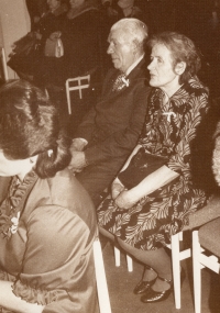 Grandmother Zuzana Byrtusová and grandfather Josef Byrtus