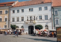 A house in Mikulov before the war - Grech & Schichor, wholesale grocery company