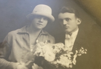 Wedding photos of parents (Josefa and František Formánek)