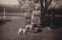 Sister Jarmila Kotlandová, after marriage Zotrijová, married to Albania