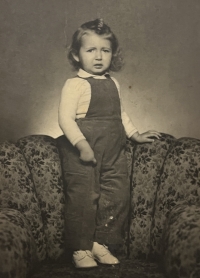 Karel Pořízka as a child, early 1960s