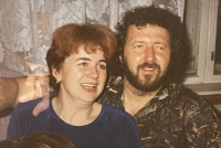 Karel Pořízka and his wife, 1997