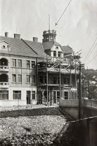 Construction of the hotel Máca 