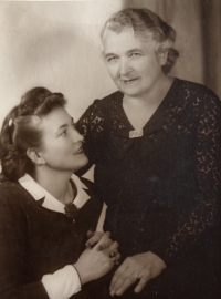 Mother with grandmother