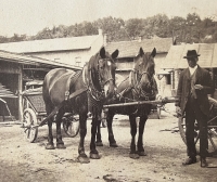 Courtyard of Josef Winkler's construction company