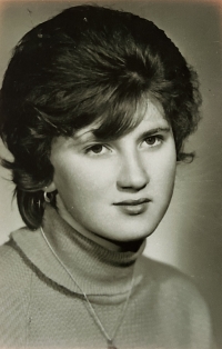 Jana Voráčková at the age of 15, 1961