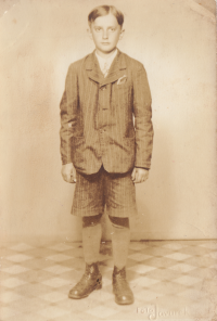 Jan Vlach, 12 years old, 1943