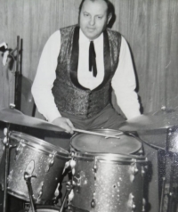 Josef Jelínek the musician, 1975
