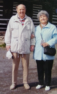 Josef Jelínek with wife, 2012
