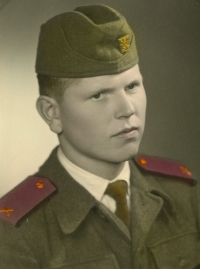  Military photograph of Josef Prejda, 1956