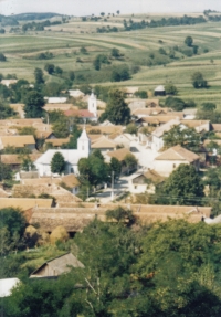 Svatá Helena in 2000, view from the cemetery