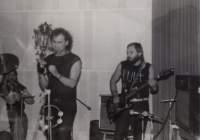 Band from Kounice that performed at the festival in Třanovice (1982)