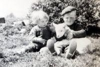 With sister Renata in Habartice