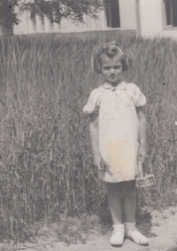 Ludmila about four years old, circa 1940