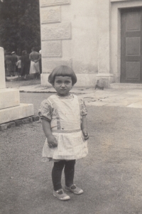Ludmila about two years old, about 1938