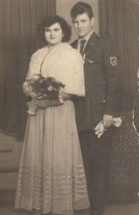 With her cousin at the ball