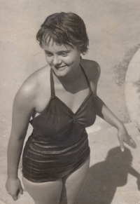 Budoucí manželka pamětníka, Rumunka Eva Reck, 1958