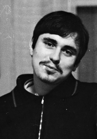 Miloslav Čejka, eighteen years old