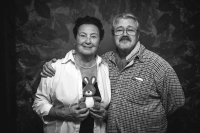 With brother Alexandr Janovský, 2020