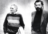 With poet Jan Skácel, September 1987