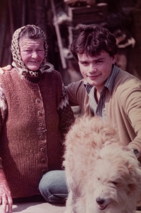 Mother-in-law Zita Reiterová with her second-born son, Mojmír Mühlberger (*1962)