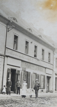 Grandfather František Škoda in Terezín