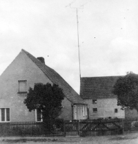 Antenna for a long-distance reception at a family house in Jatznick between Berlin and Rügen, late 1970s/early 1980s