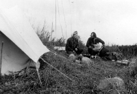 From the left Václav Dosoudil and Jaroslav Boháč, Rügen, late 70s/early 1980s 