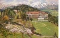 Semmering sanitarium and house, formerly owned by the Hansy family in Austria