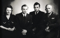 The father of the witness wearing a uniform for the last time, a year later (1953) the communist regime sent him into retirement