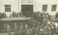 Antonín Horák's funeral, 1932