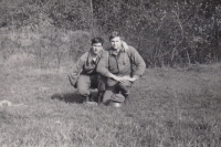 Radomír Šebek (right), 1970s